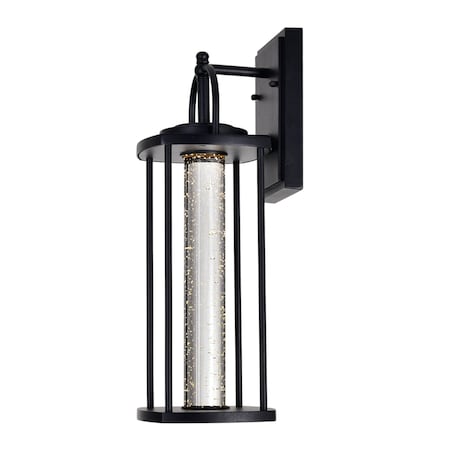 Cwi Lighting Greenwood LED Outdoor Black Wall Lantern 0407W7-1-101-A